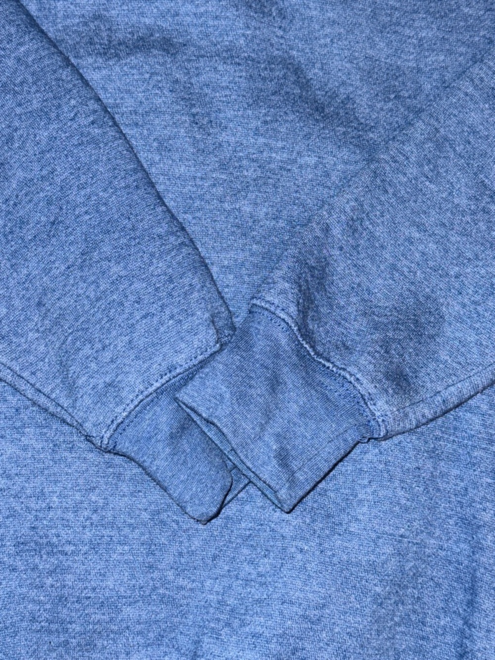 🏒🥅Bauer Hockey Men's Heather Blue Hooded Sweatshirt size medium - Picture 6 of 8